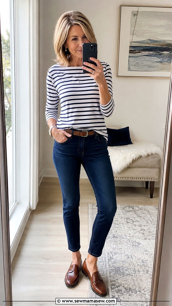 Skinny jeans with loafers over 50 - 20 How to style skinny jeans over 50