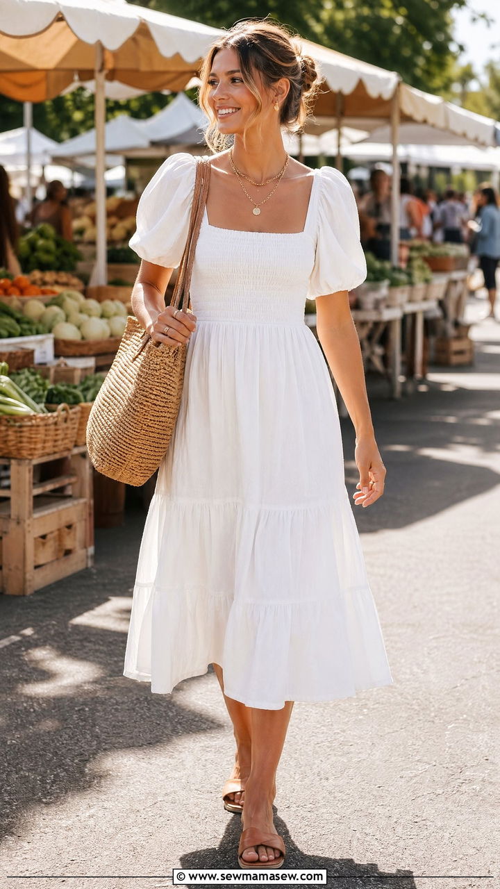 Smocked Dress Outfit Summer Casual - 35 dress outfits inspo