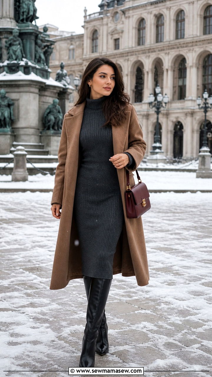 Sneakers and casual dress outfit Vienna - 40 What to wear in Vienna