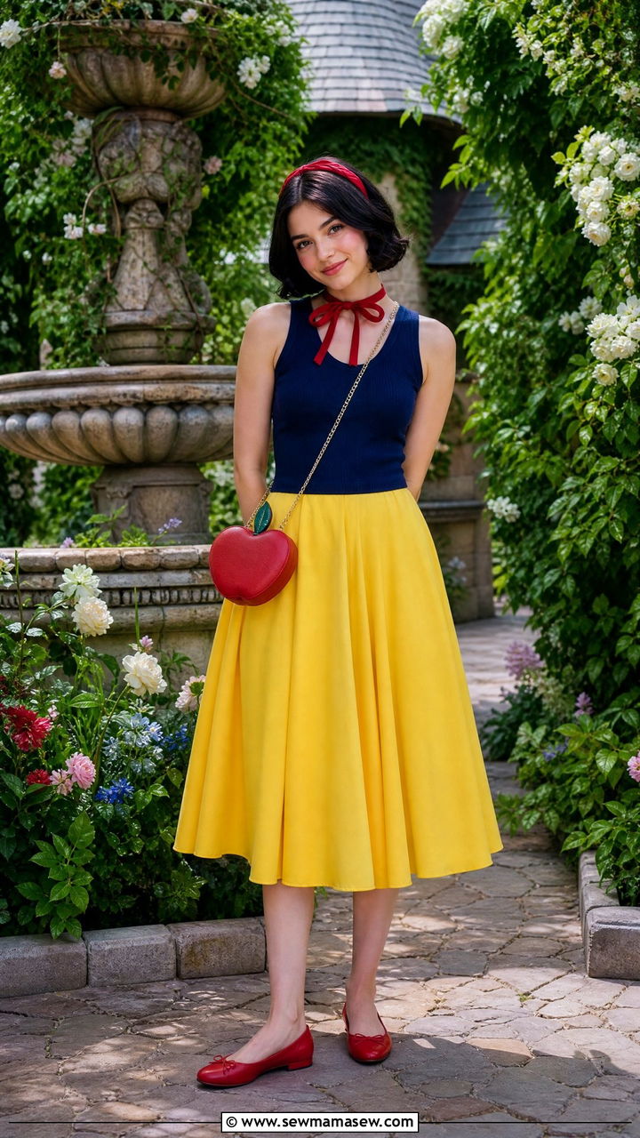 Snow White Disneybound Outfit - 40 What to wear in Disneyland