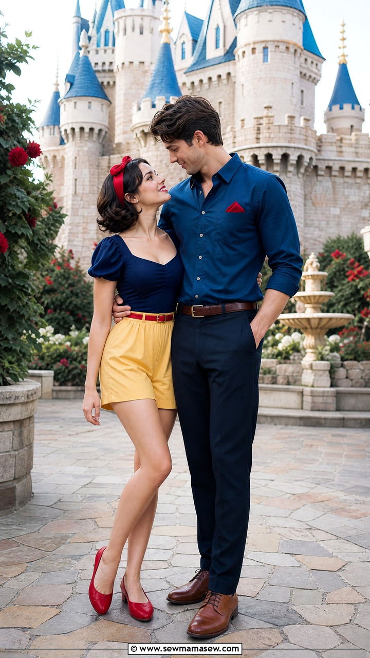 Snow White and Prince Couple Outfit - 30 Disney outfits matching