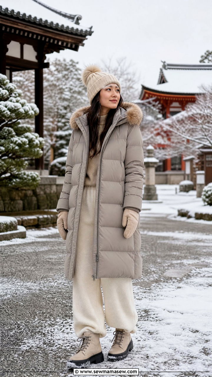Snow day Kyoto outfit - 40 What to wear in Kyoto