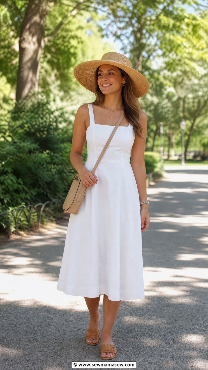 Sofia Richie Grainge White A Line Dress Look - 20 Old money outfit ideas Sofia Richie Grainge