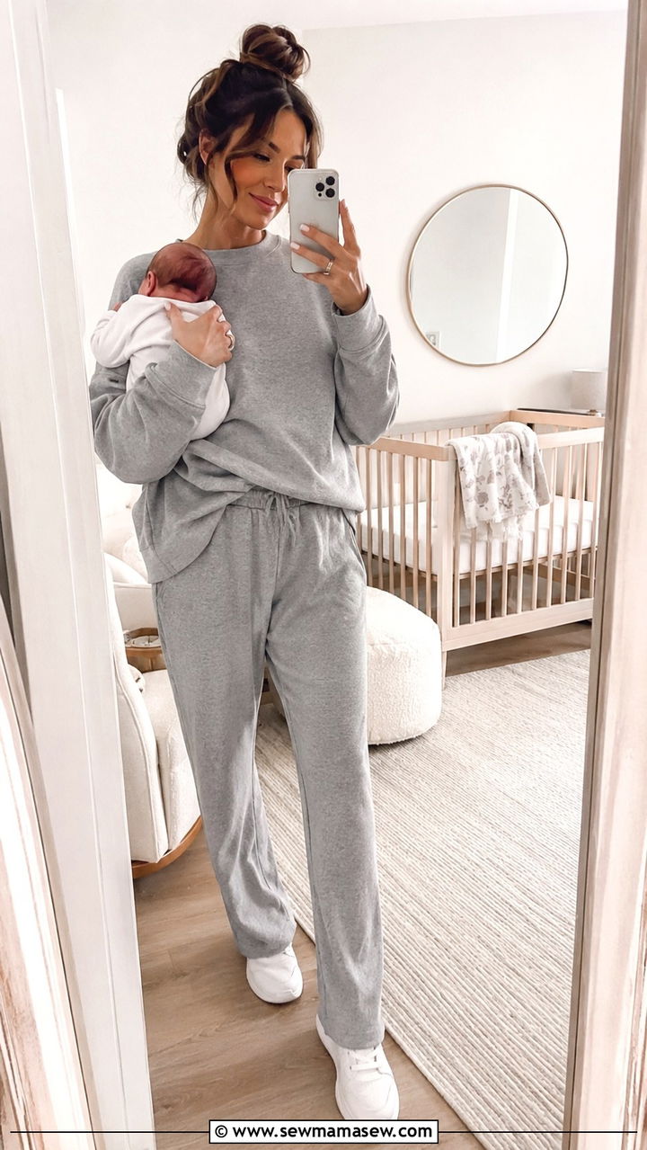 Soft Knit Lounge Set Going Home Outfit - 20 Maternity outfit ideas going home from hospital