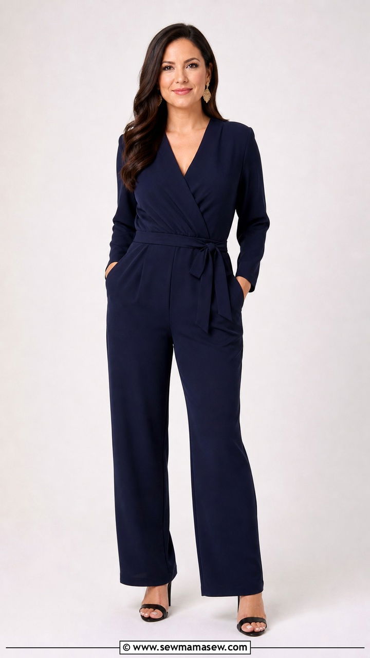 Sophisticated Jumpsuit with Statement Earrings - 20 Author photo outfit ideas