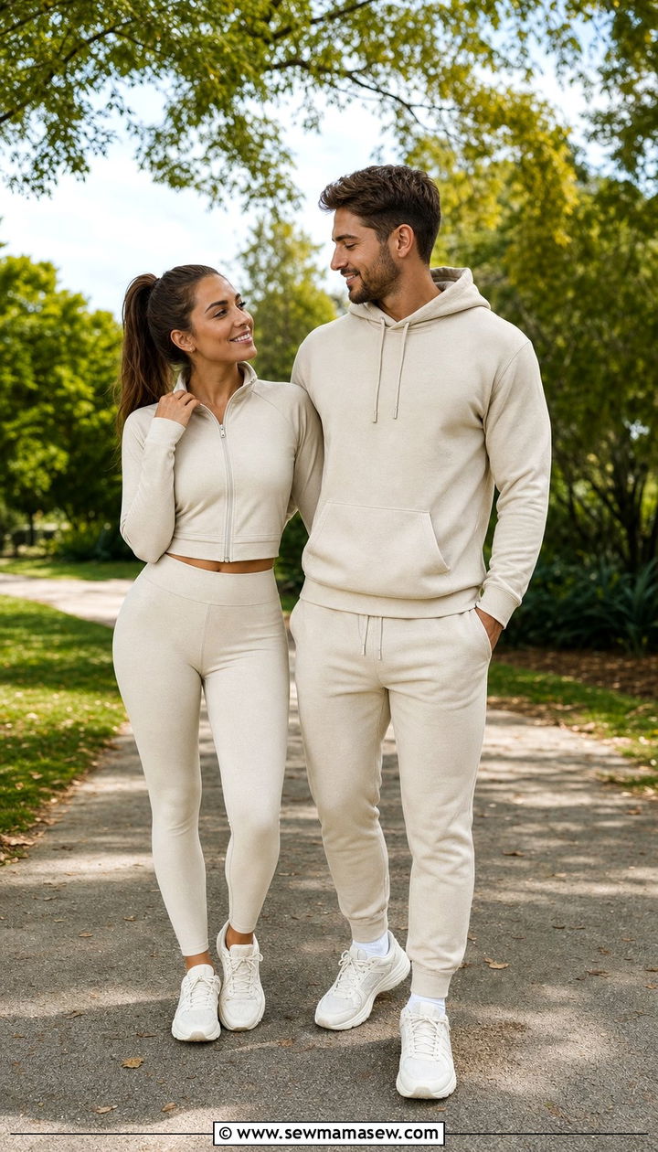 Sporty Athleisure Matching Sets - 25 Couples photo outfit ideas 2026