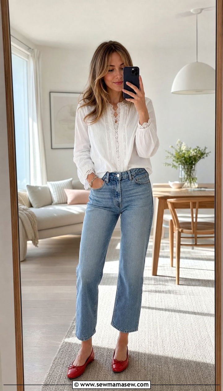 Spring 2026 Ballet Flats Outfit Women - 25 spring outfits 2026 women ideas