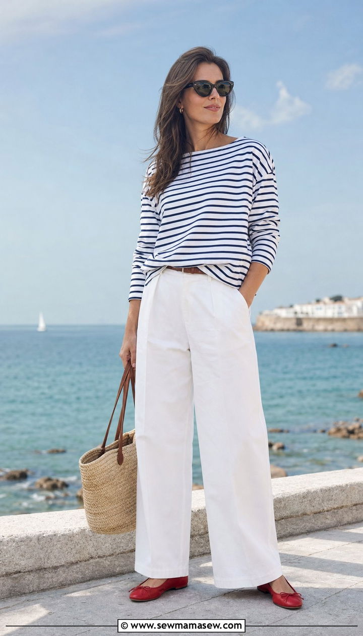 Spring 2026 Stripe Shirt Outfit Women - 25 spring outfits 2026 women ideas