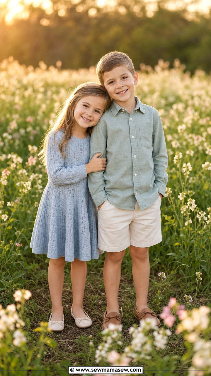 Spring Family Photo Sibling Outfits - 25 Spring sibling outfit ideas