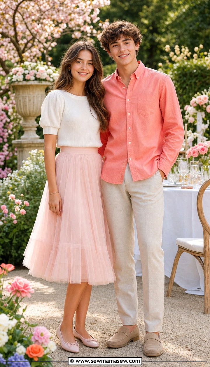 Spring Party Coordinated Sibling Outfits - 25 Spring sibling outfit ideas