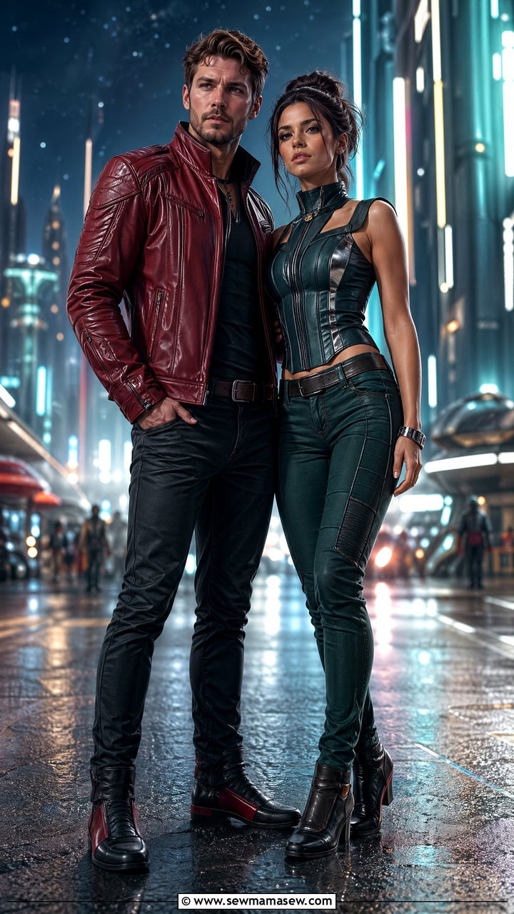 Star Lord and Gamora Couple Outfit - 35 Disney outfit ideas for couples