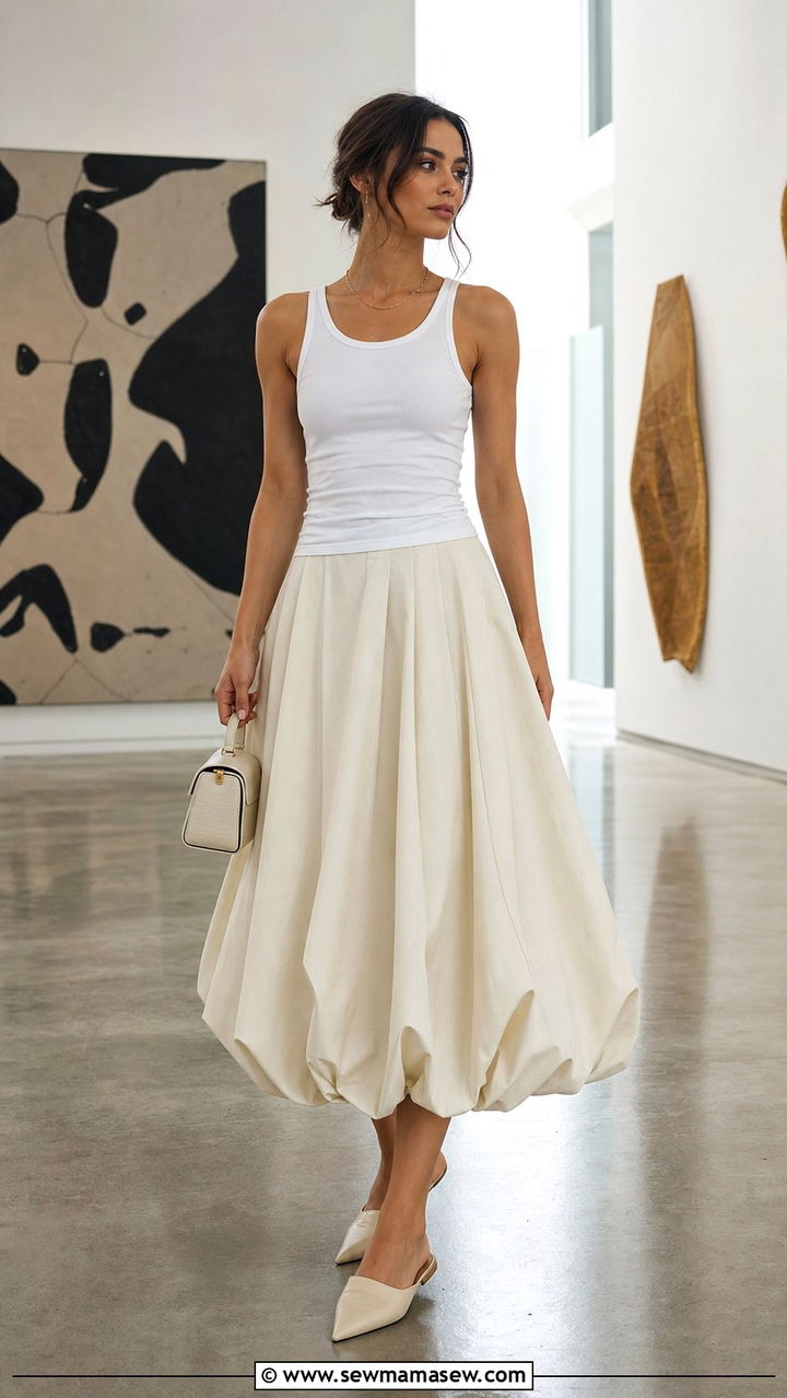 Statement Bubble Skirt Outfit Spring 2026 - 25 spring summer 2026 outfits classy