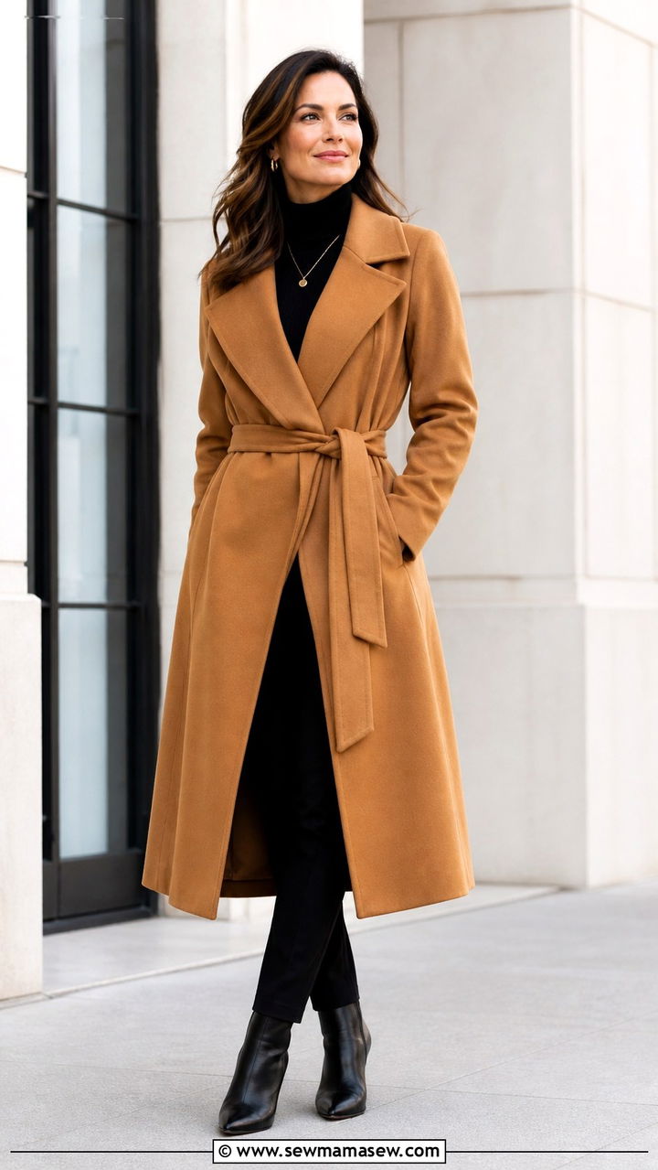 Statement Coat and Minimal Understated Base - 20 Author photo outfit ideas
