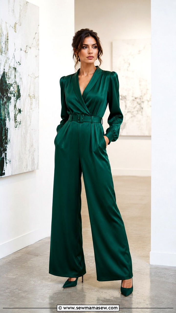 Statement Jumpsuit Solo Photoshoot Outfit - 30 Solo photoshoot outfit ideas
