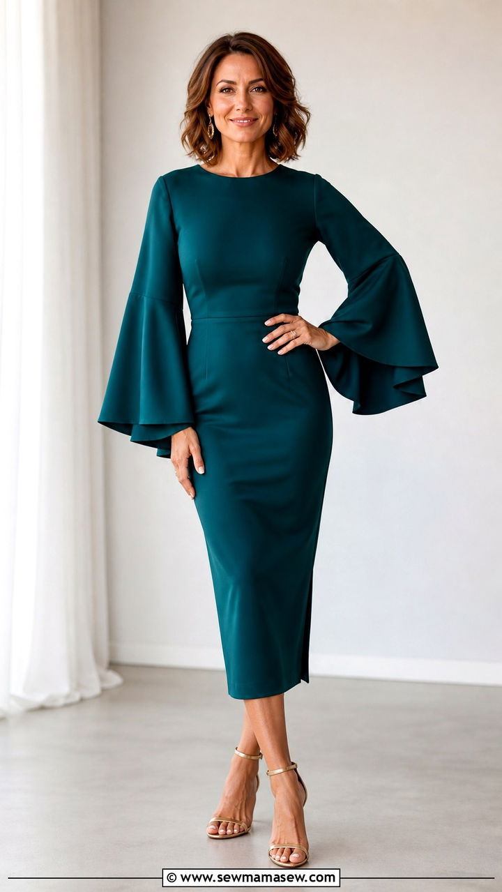 Statement Sleeve Dress For 40th Birthday - 40 Birthday outfits for women