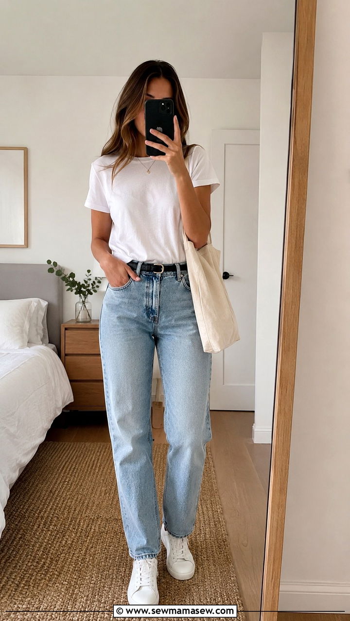 Stonewashed Jeans With Flannel Shirt - 30 Stonewashed jeans outfit ideas