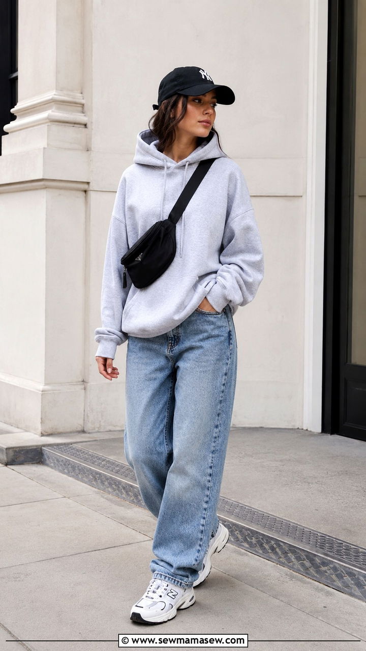 Stonewashed Jeans With Vintage Band Tee - 30 Stonewashed jeans outfit ideas