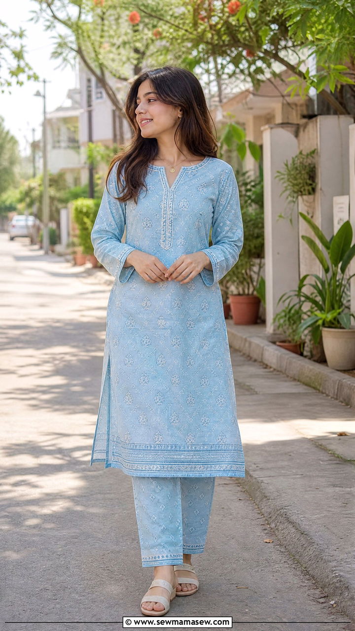 Straight Cut Salwar Kameez - 30 Eid outfits for girls