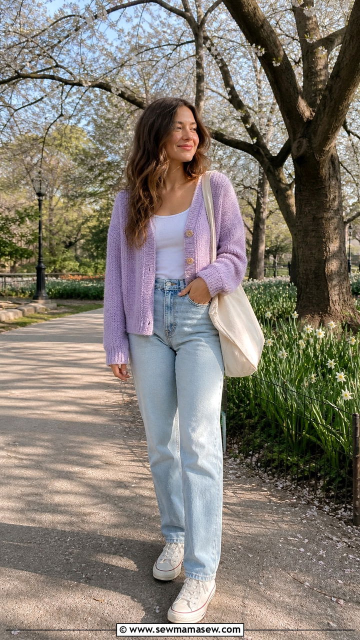 Straight Leg Black Jeans With Leather Bomber And Kitten Heels - 40 spring jeans outfit ideas