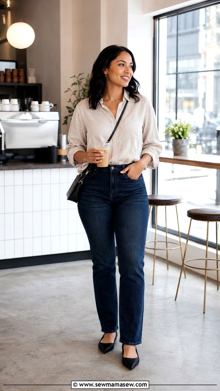 Straight Leg Jeans Outfit For Thick Calves - 25 Outfit ideas for thick calves