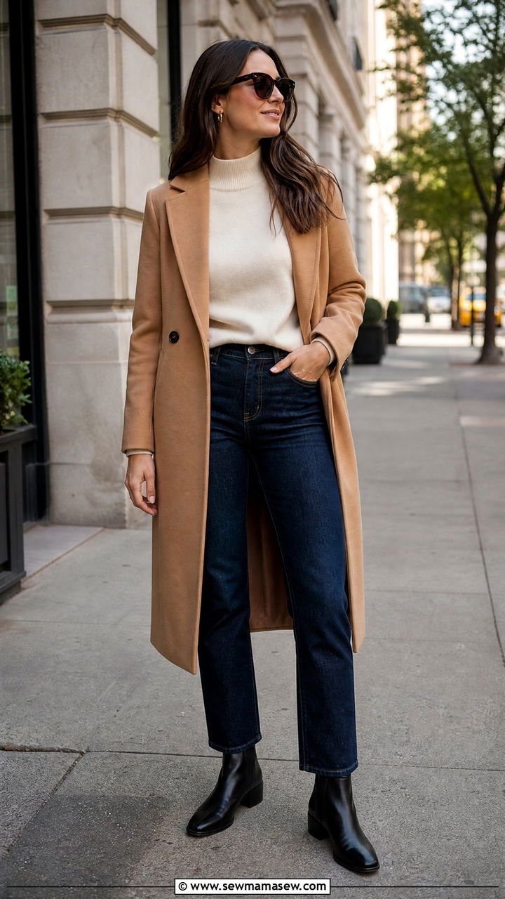 Straight Leg Jeans with Ankle Boots Outfit - 25 chic straight leg jeans outfit ideas