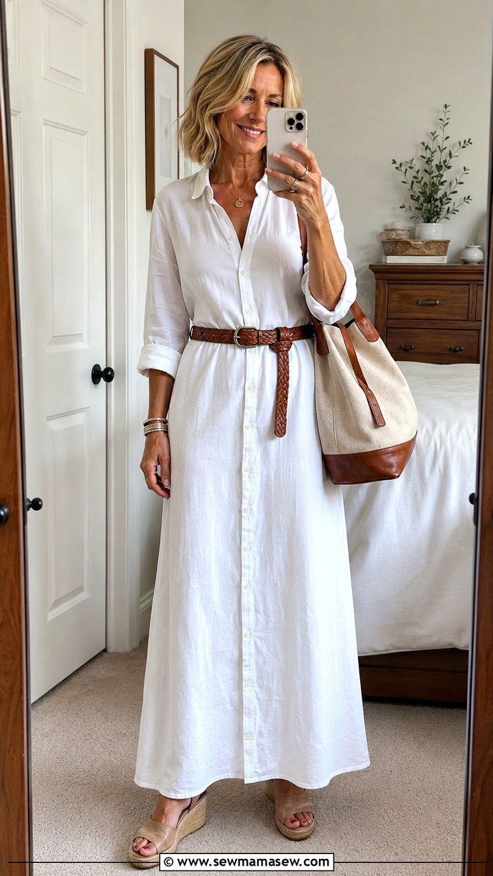 Straight leg jeans with a relaxed blazer and sneakers for tall women over 50 - 30 Tall outfits for women over 50