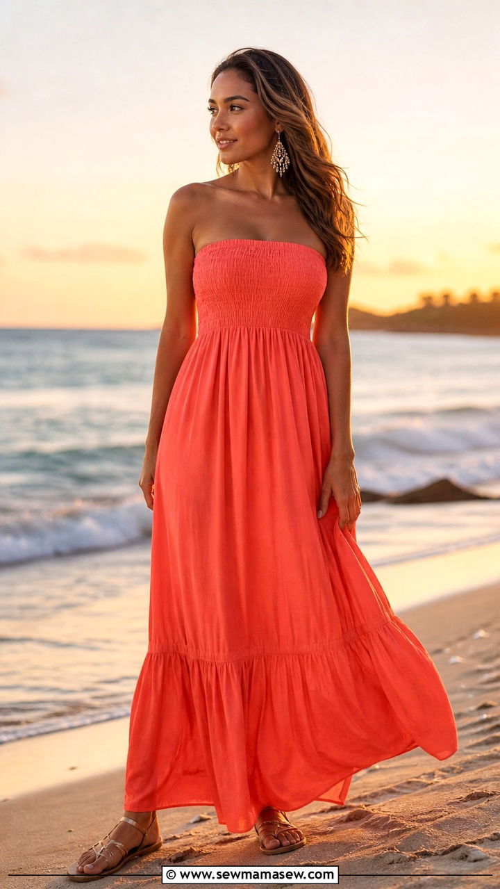 Strapless Maxi Dress For Maui - 40 What to wear in Maui