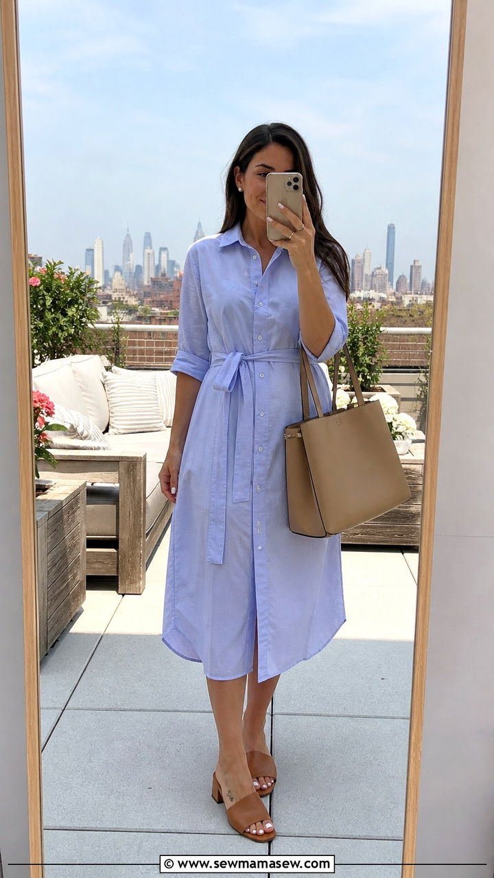 Striped Knit Dress And White Ankle Boots - 40 Spring rooftop outfits
