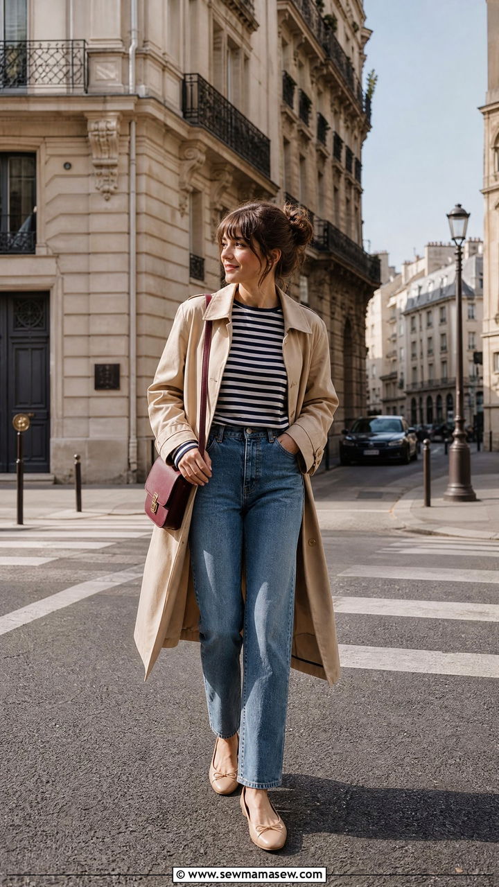 Striped Shirt City Break Outfit - 25 City break outfit ideas