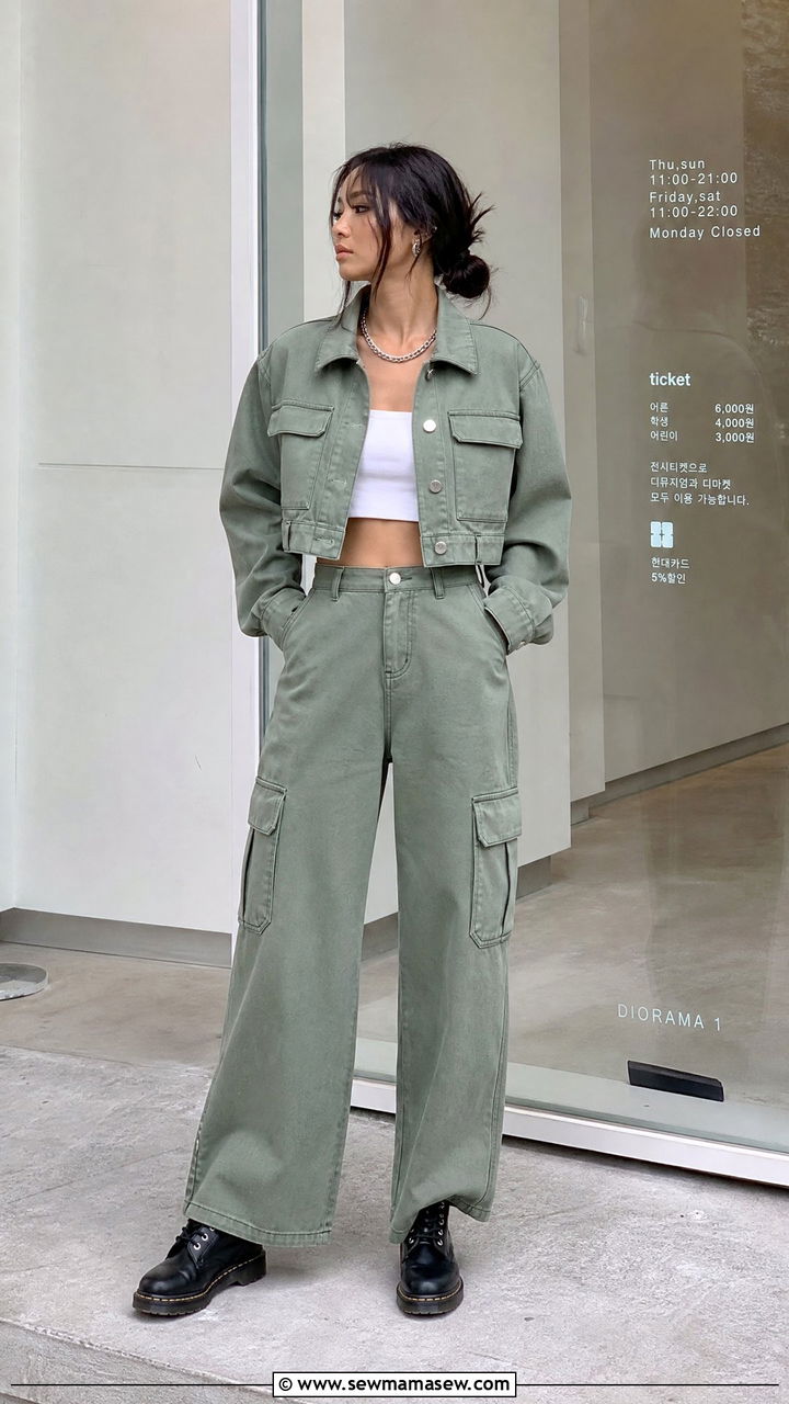 Structured Utility Jacket and Cargo Pant Set - 40 What to wear in Seoul