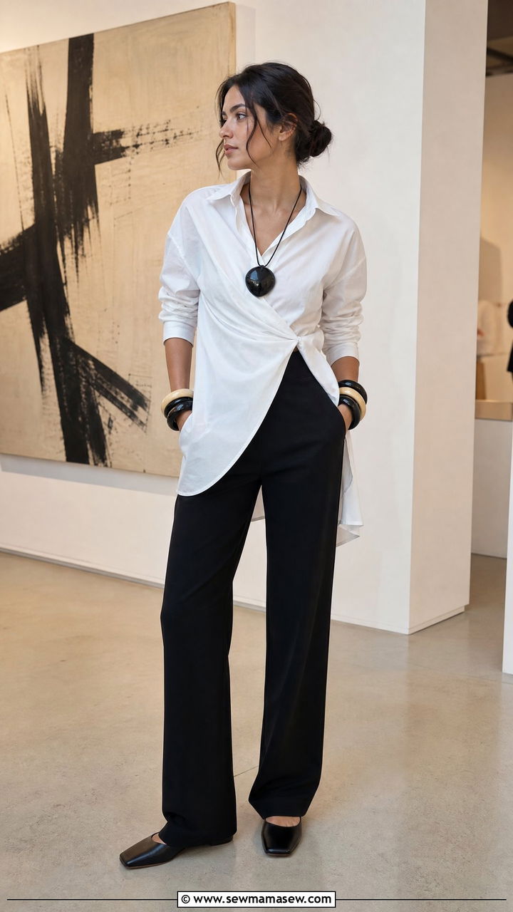 Subversive basics art gallery opening outfit - 30 Gallery opening outfit ideas