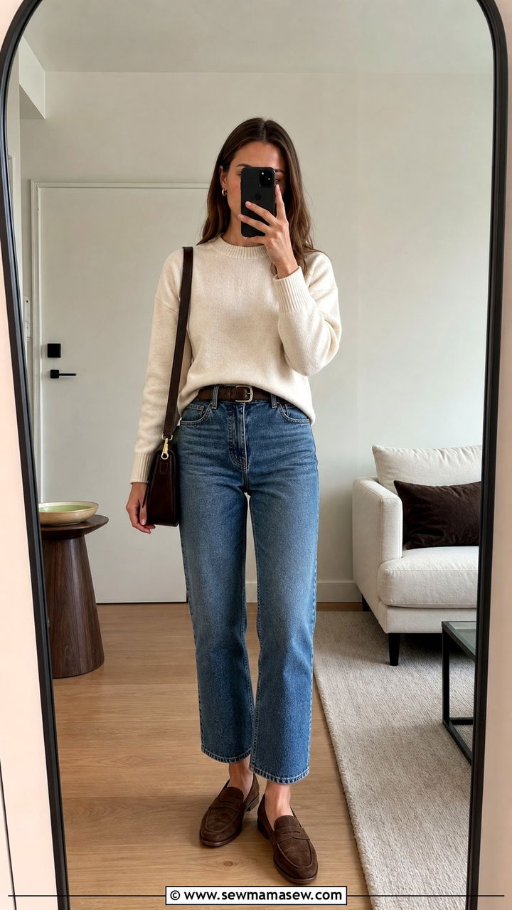 Suede loafer outfit spring - 25 Spring suede outfits