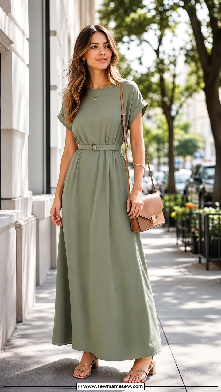 Summer maxi dress for work outfit - 30 Summer go to outfit formulas