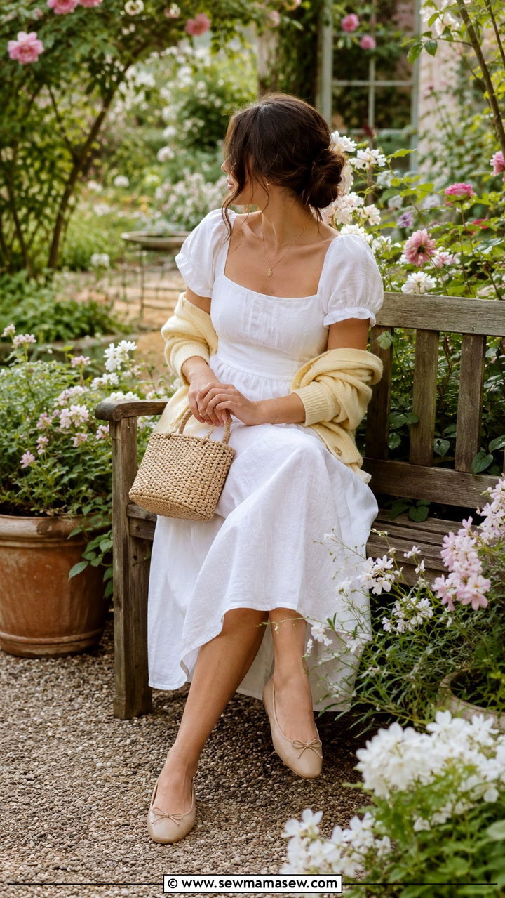 Sundress with cropped cardigan - 30 How to style a sundress