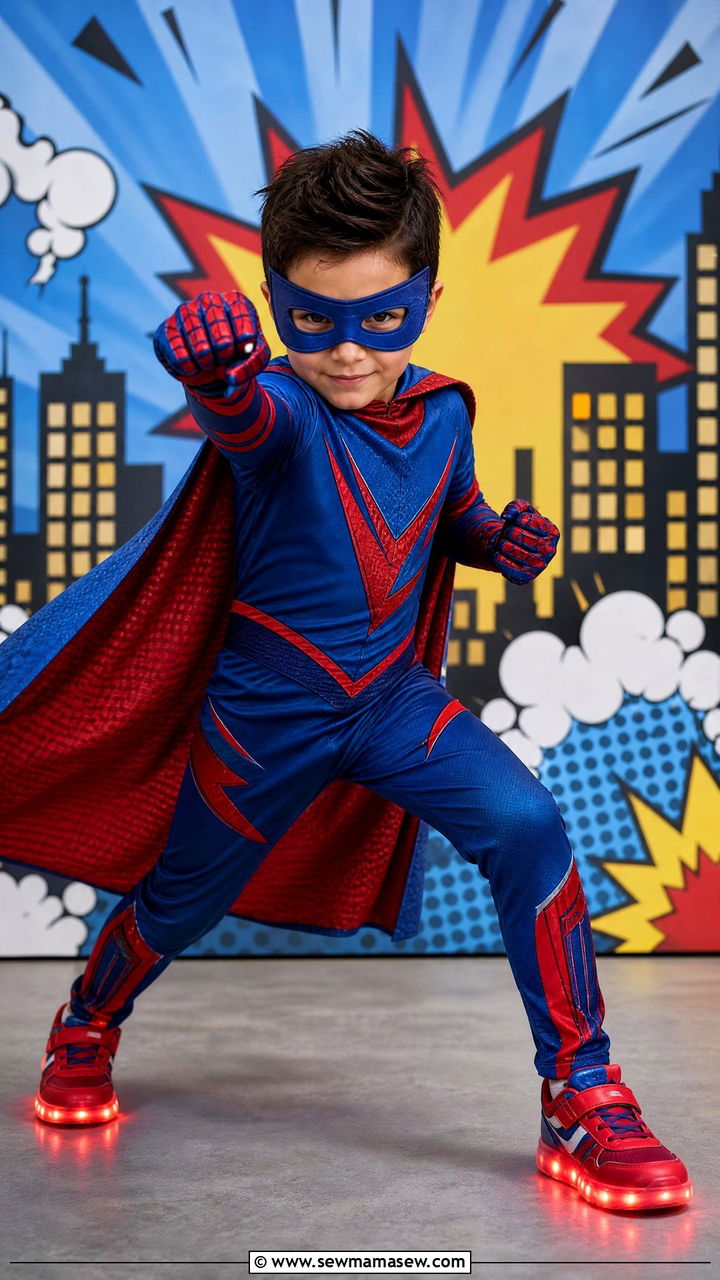 Superhero Costume Birthday Look for Boys - 30 Kids birthday outfit ideas