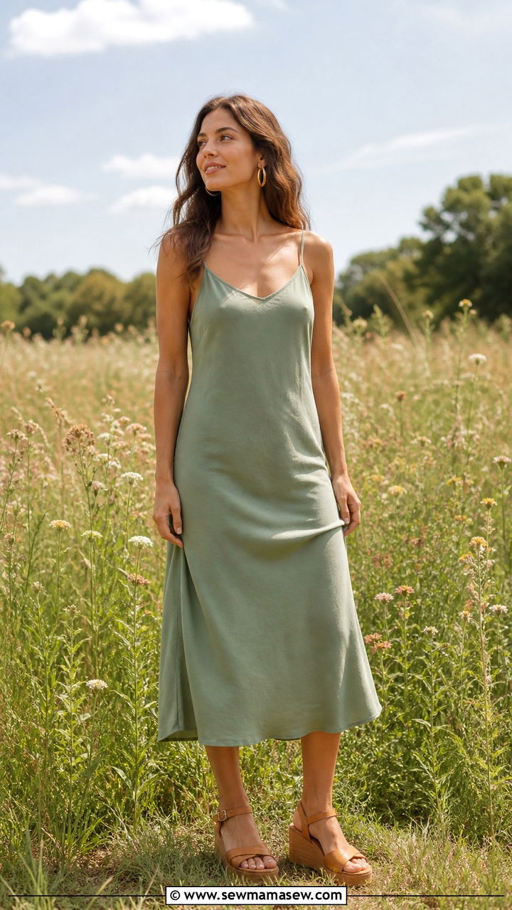 Sustainable Eco Friendly Prom Dress With Wooden Wedge Heels And Recycled Jewelry - 40 Prom outfit ideas