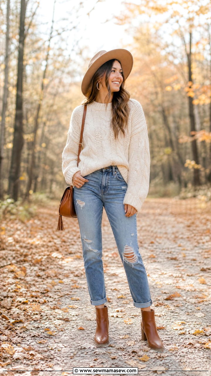 Sweater And Jeans Engagement Photos - 30 Engagement session outfit ideas