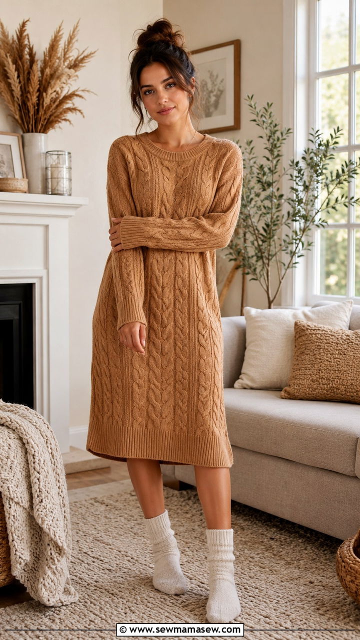 Sweater Dress Modest Loungewear Outfit - 25 Modest loungewear outfit ideas