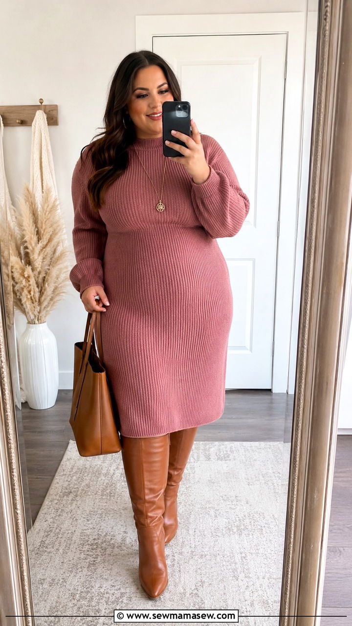 Sweater Dress Spring Outfit Plus Size - 30 Spring outfits for curvy women