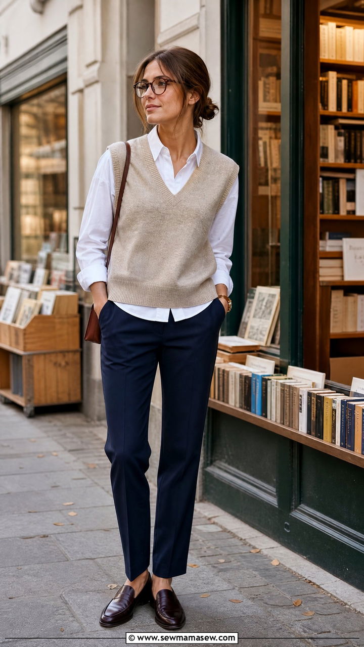 Sweater Vest City Break Outfit - 25 City break outfit ideas