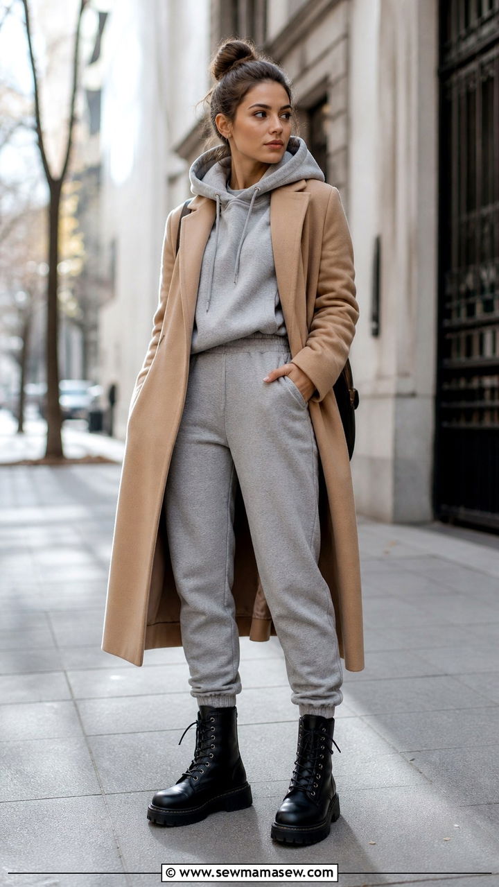 Sweatpants with combat boots outfit - 40 Combat boots outfit ideas