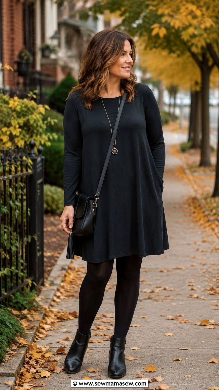 Swing Dress Outfit to Hide Lower Belly - 20 Dresses to hide belly fat