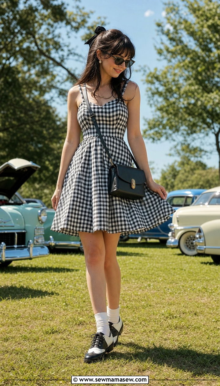 Swing Dress With Saddle Shoes For Daytime - 25 spring jazz age outfit ideas