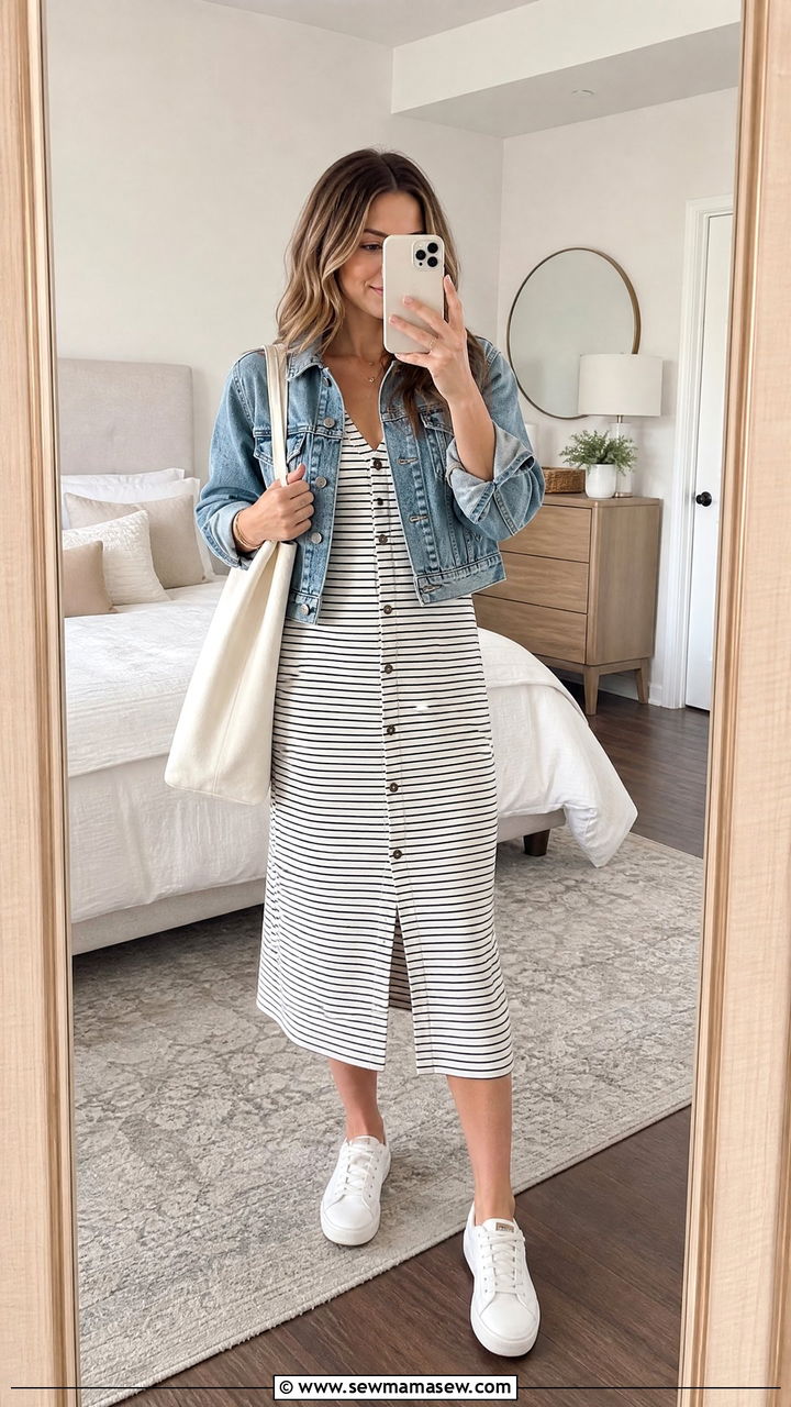 T shirt dress breastfeeding outfit - 25 Breastfeeding outfit ideas