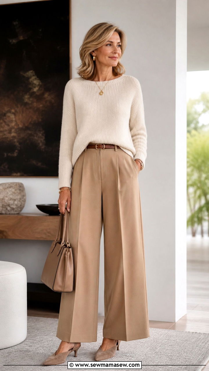 Tailored Blazer and Dark Wash Jeans - 20 50 year old woman outfit ideas