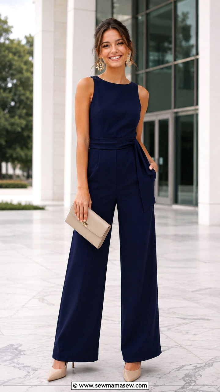 Tailored Jumpsuit Graduation Outfit - 30 High school graduation outfits