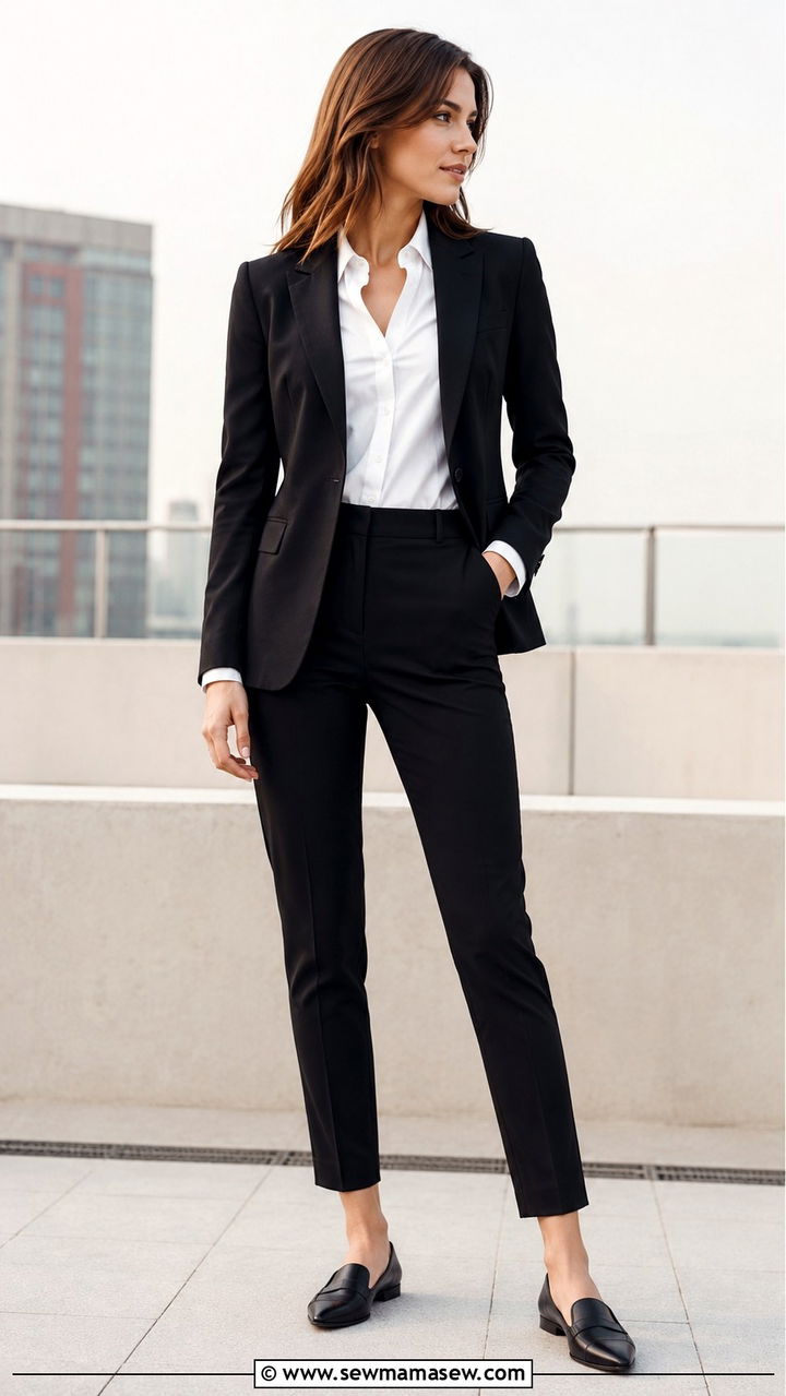 Tailored Mod Suit With Slim Leg Trousers - 30 Mod outfit ideas