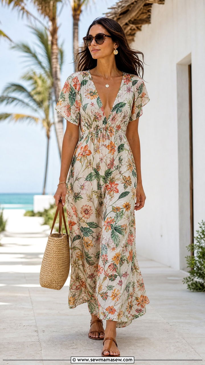 Tall Woman Vacation Maxi Dress Outfit - 25 Vacation outfits for tall women