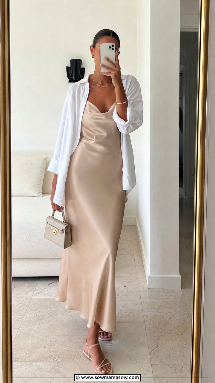 Tall Woman Vacation Slip Dress Outfit - 25 Vacation outfits for tall women