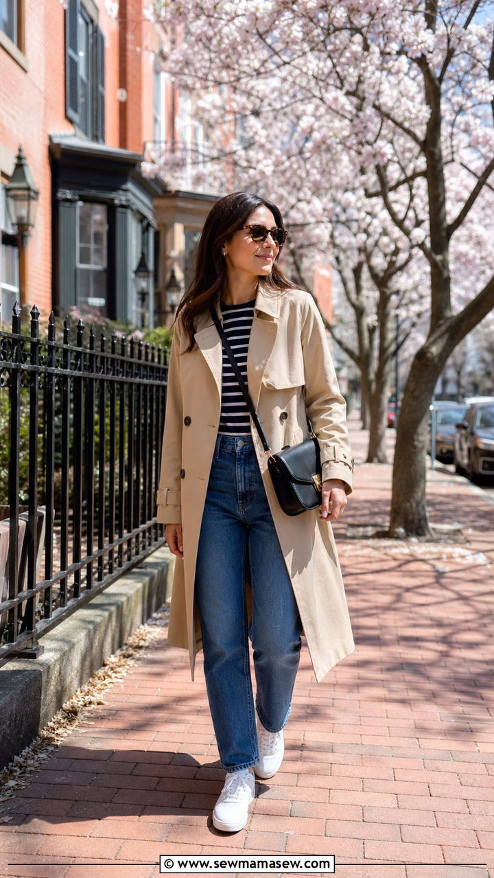 Tank top with denim shorts and slides - 40 What to wear in Boston